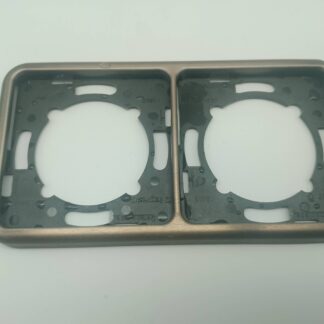 Legrand 51762 Diplomat 2fach Rahmen bronzefarben Metallrahmen