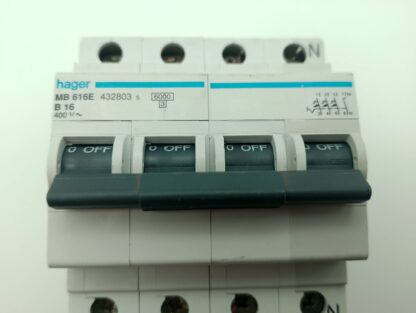 Hager MB 616E B16 3/N Sicherungsautomat 432803  9 – Bild 4
