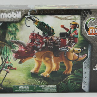 Playmobil 71262 Triceratops Dino Rise Dinosaurier mit Abnehmbarer Rüstung Spielzeug