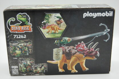 Playmobil 71262 Triceratops Dino Rise Dinosaurier mit Abnehmbarer Rüstung Spielzeug – Bild 2