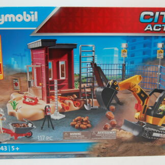 PLAYMOBIL 70443 City Action, Minibagger, Baustelle