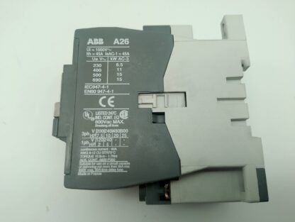ABB A26-30-10 220V-230V 50Hz / 230V-240V 60Hz R80 Schütz – Bild 2