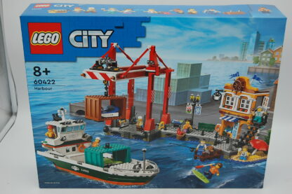LEGO City 60422 Hafen mit Frachtschiff