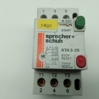 Sprecher + Schuh KTA3-25 0,63 – 1A Motorschutzschalter