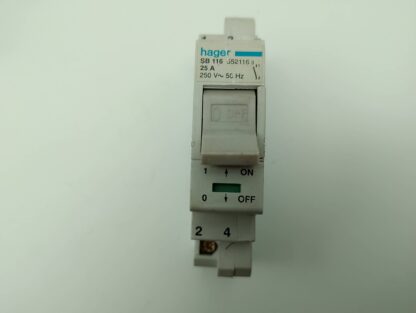 Hager SB116 25A 250V  50Hz  552116 3 Trennschalter