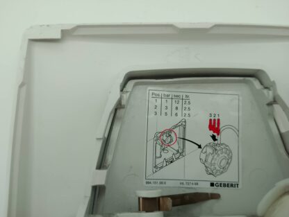 Geberit Betätigungsplatte UR-Strg. mit pneumatischer Sp-Auslauf 994.151.00.0 – Bild 3