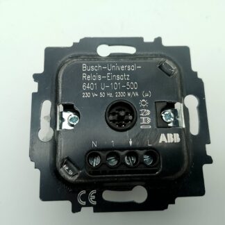 Busch und Jäger -Universal-Relais-Einsatz 6401 U-101-500  230V  50Hz 2300W/VA