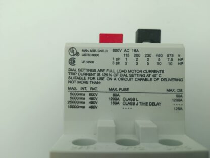 AEG MBS25 10-16A Motorschutzschalter 910-201-210-000 – Bild 6