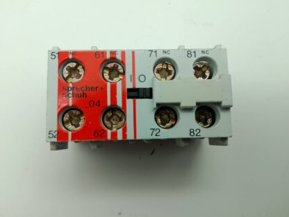 Sprecher und Schuh CS4-P-04 Zusatzkontakt