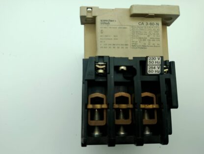 Sprecher + Schuh CA3-60-N-11 Schütz 220V 50Hz/254V 60Hz – Bild 4