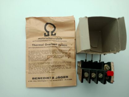 Benedikt & Jäger U12/16U 4,7-7A Motorschutzrelais