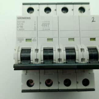 Siemens 5SY4616-7,  5SY46 MCB C16 ~ 400V  3/N Sicherungsautomat