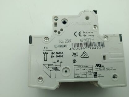 Siemens 5SY4513-6  MCB B13~230V Sicherungsautomat – Bild 2