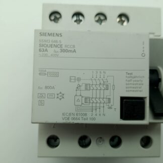 Siemens 5SM3 646-5 Siquence RCCB 63A 300mA FI, Schutzschalter