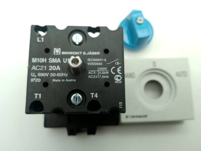 Benedikt & Jäger Nockenschalter  M10H SMA U1 AC21 20A    690V 50-60Hz   IP20  Hand-0-Auto rastend – Bild 2