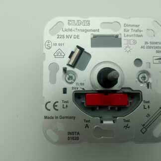 Jung Licht-Management 225 NV DE Dimmer für Trafo-Leuchten 20-500W/VA AC 230V/240V~50Hz