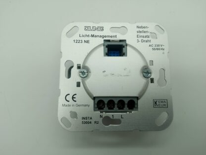 Jung 1223 NE Licht-Management Nebenstellen Einsatz 3-Draht AC 230V~50/60 Hz Insta 53004