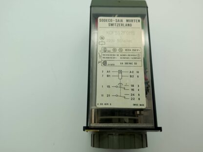 Landis & Gyr Sodeco-Saia Murten Zeitrelais 220V 50/60Hz mit Sockel KOF512FOMS – Bild 2