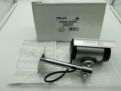 Monacor TVD-55 Camera Dummy Kamera Attrappe Neu 2 x 1,5V Batterie nicht enthalten