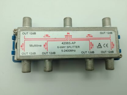 Multiline 4206S-AP 6-Way Splitter 5-2400MHz