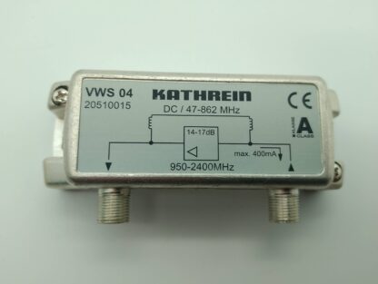 Kathrein VWS 04  20510015  DC/47-862 MHz  950-2400MHz SAT-ZF-Verstärker