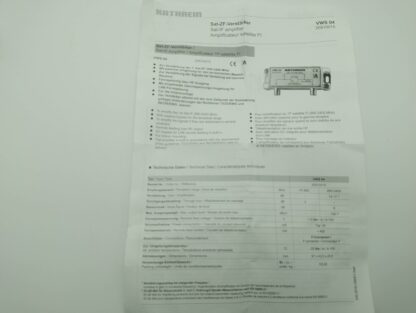 Kathrein VWS 04  20510015  DC/47-862 MHz  950-2400MHz SAT-ZF-Verstärker – Bild 3