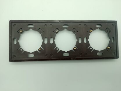 Jung LS983Lb 3fach Rahmen dunkelbraun – Bild 2