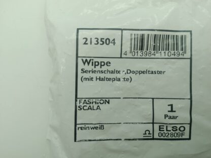 Elso 213504 Serienschalter Wippe reinweiß – Bild 2