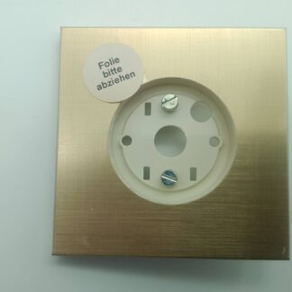 Jung 936-308 Zentralstück Abdeckung für Drehdimmer goldfarben Metall