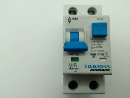 Schrack C13/1N/003-G/A FI/LS B0217613  10kA
