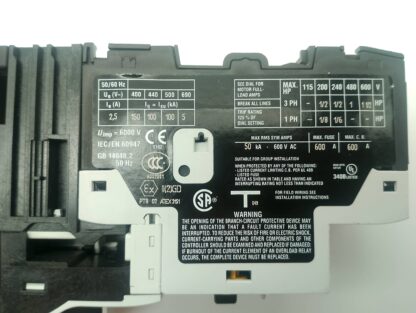 Moeller Direktstarter PKZM0-2,5 Motorschutzschalter 1,8-2,5A, DIL M7-01 Schütz – Bild 5