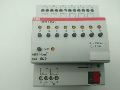 ABB i-bus EIB KNX BE/S 8.230.1 230V 2mA Binäreingang 8fach, REG 2CDG 110 054 R0011