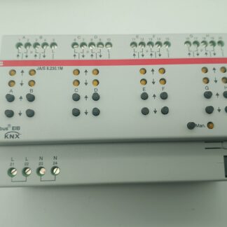 ABB i-bus EIB KNX JA/S 8.230.1M 230V AC 6A Jalousieaktor 8fach. m. Handbed. GH.Q631 0078 R0111