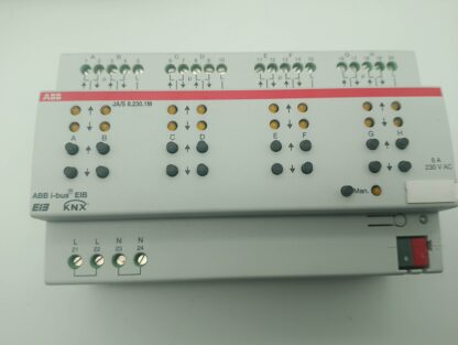 ABB i-bus EIB KNX JA/S 8.230.1M 230V AC 6A Jalousieaktor 8fach. m. Handbed. GH.Q631 0078 R0111
