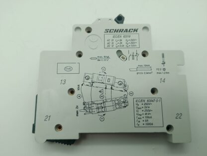 Schrack B-HSI Hilfsschalter BM900001 ~250V – Bild 2