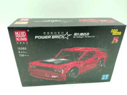 Mould King 15080S Challenger American Muscle Car Modellbausatz | 763 Teile statische Version