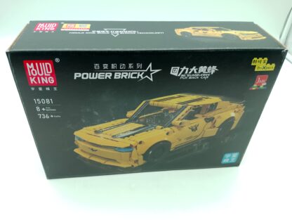 Mould King 15081 Challenger American Muscle Car Modellbausatz | 736 Teile statische Version
