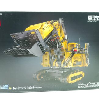 Mould King 17070 Technik Ferngesteuert Bagger Liebherr RH400 Raupenbagger Remote Controlled, dynamische Version