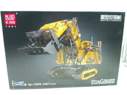 Mould King 17070 Technik Ferngesteuert Bagger Liebherr RH400 Raupenbagger Remote Controlled, dynamische Version