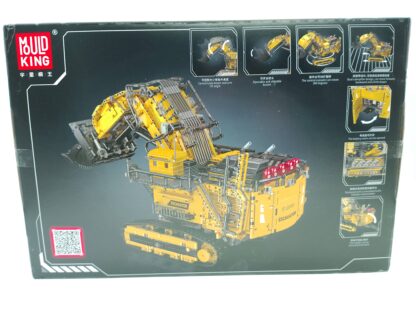Mould King 17070 Technik Ferngesteuert Bagger Liebherr RH400 Raupenbagger Remote Controlled, dynamische Version – Bild 2