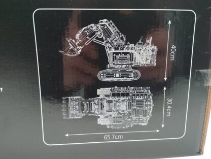 Mould King 17070 Technik Ferngesteuert Bagger Liebherr RH400 Raupenbagger Remote Controlled, dynamische Version – Bild 4