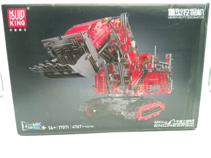 Mould King 17071 Technik Ferngesteuert Bagger Liebherr RH400 Raupenbagger Remote Controlled, dynamische Version