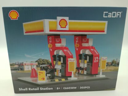 CaDA C66028W Shell Tankstelle 305 Klemmbausteine