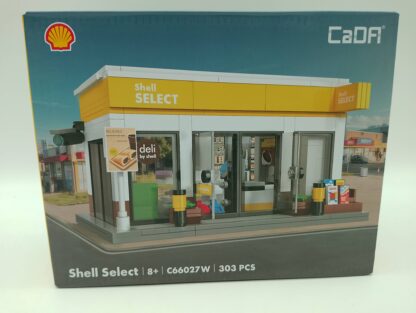 CaDA C66027W Shell Tankstellen Shop 303 Klemmbausteine