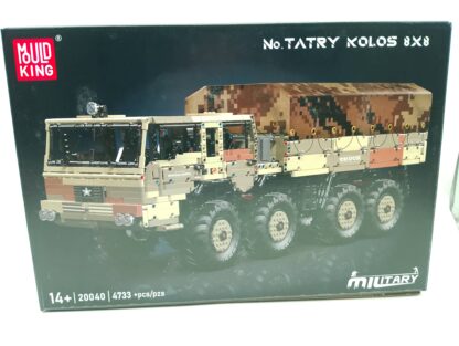 Mould King 20040 Militärtruck LKW 8×8 Militär 4733 Klemmbausteine