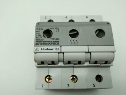 Lindner Ferraz Shawmut 63A Lasttrennschalter 4863.063  T219690