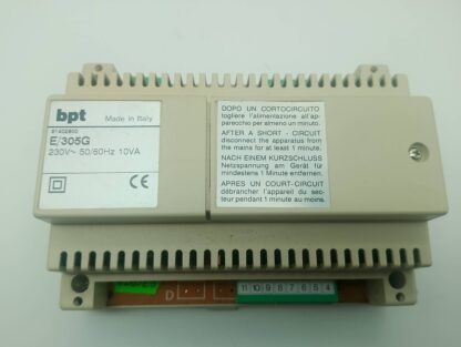 BPT E/305G 61402900 230V~50/60Hz 10VA