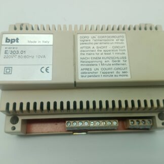 BPT E/303.01 61 401910 220V~50/60Hz 10VA