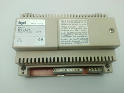 BPT E/303.01 61 401910 220V~50/60Hz 10VA