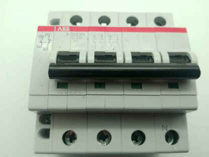 ABB S203-NA C20 ~400 6kA Sicherungsautomat 2CD S253 103 R0204 + Hilfsschalter S 2C-H11L  2CDS 200 936 R0001
